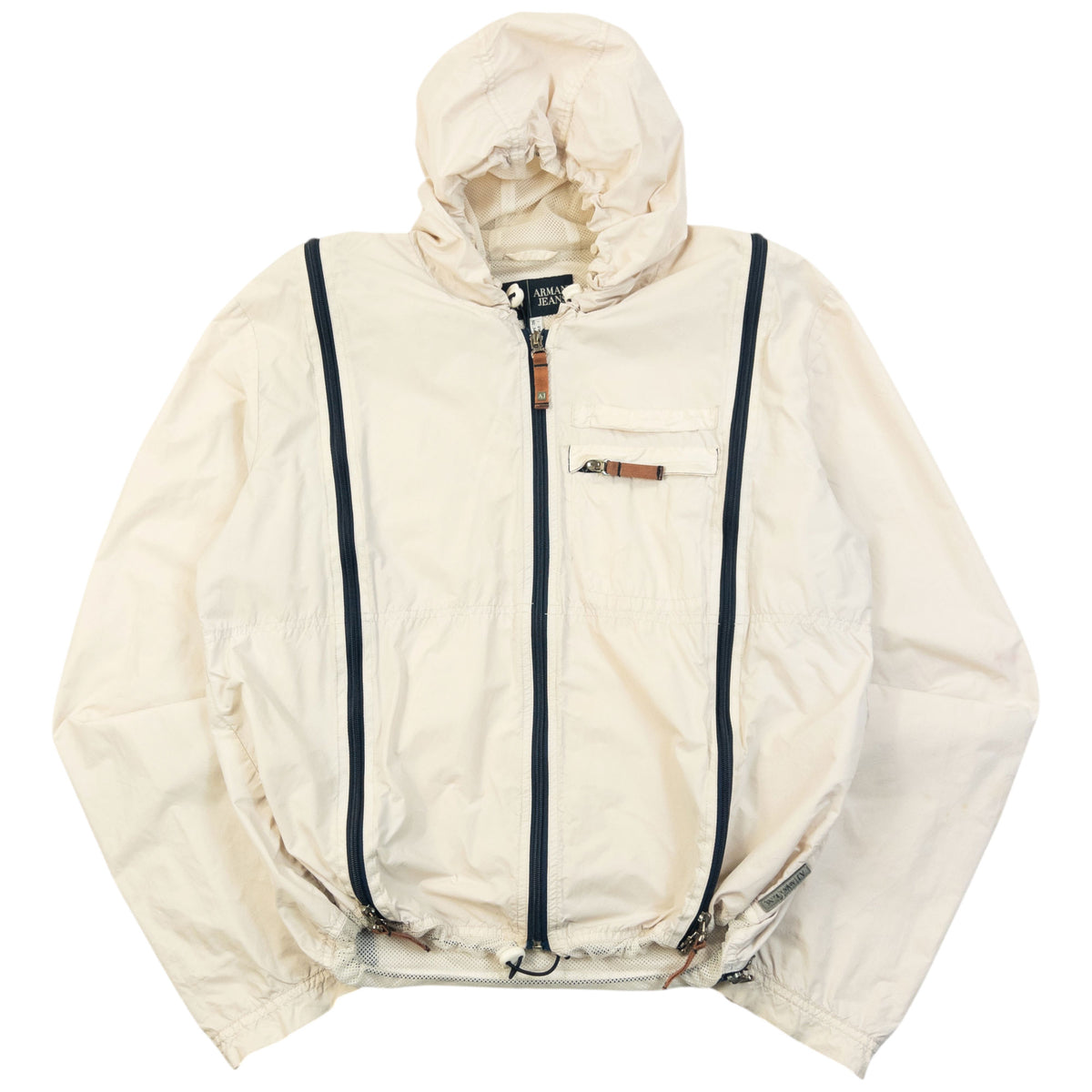 Vintage 2000s Armani Jeans Full Zip Ventilated Jacket Size S