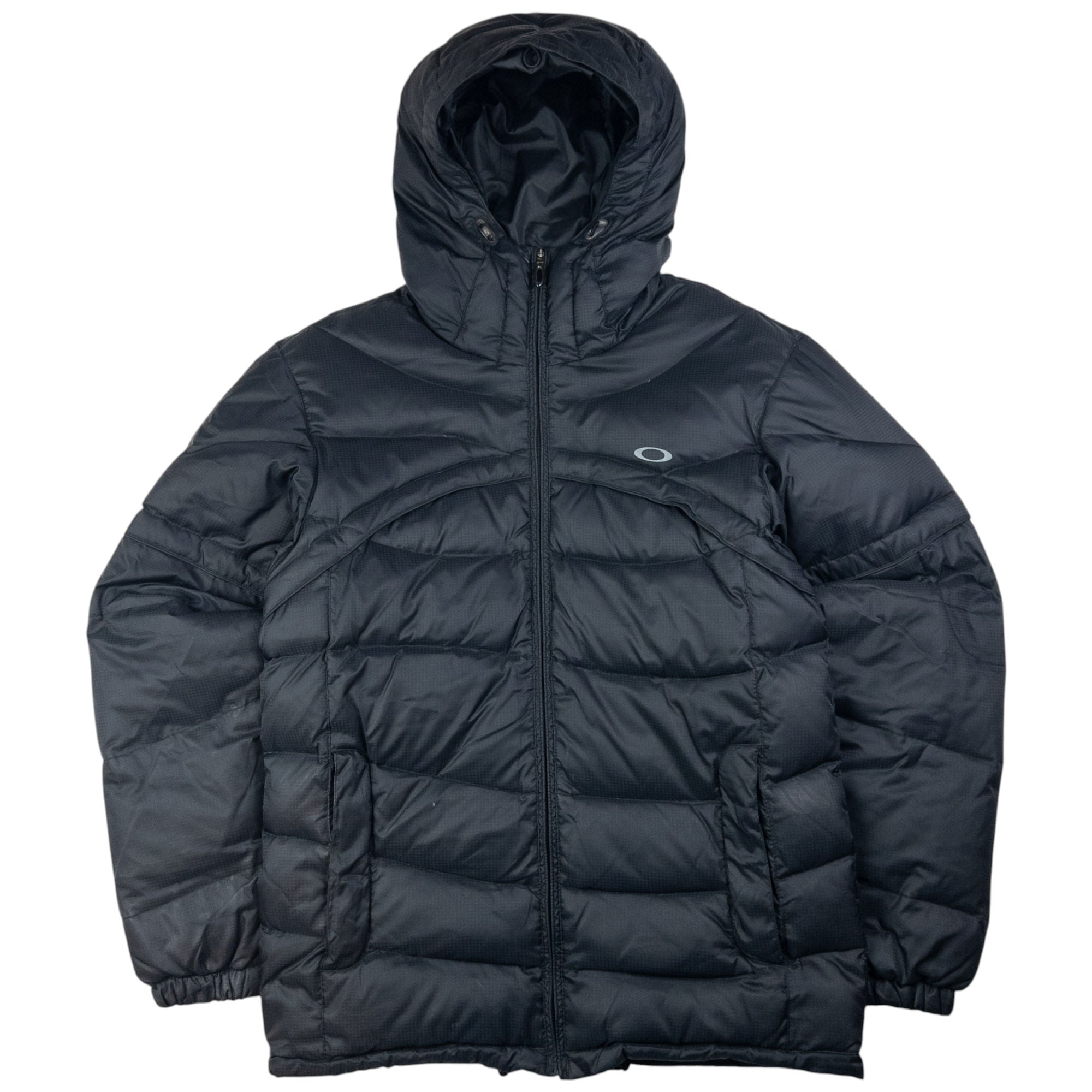 Vintage Oakley Zip Up Puffer Jacket Size M