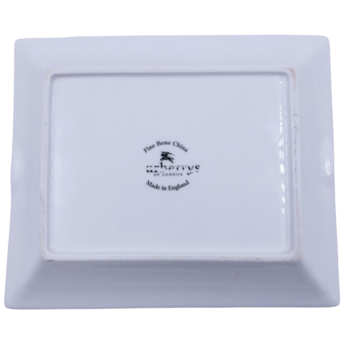 Vintage 90s Burberry Nova Check Fine Bone China Ashtray