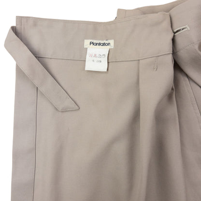 Vintage Plantation By Issey Miyake Pleated Wrap Skirt Womens Size W24