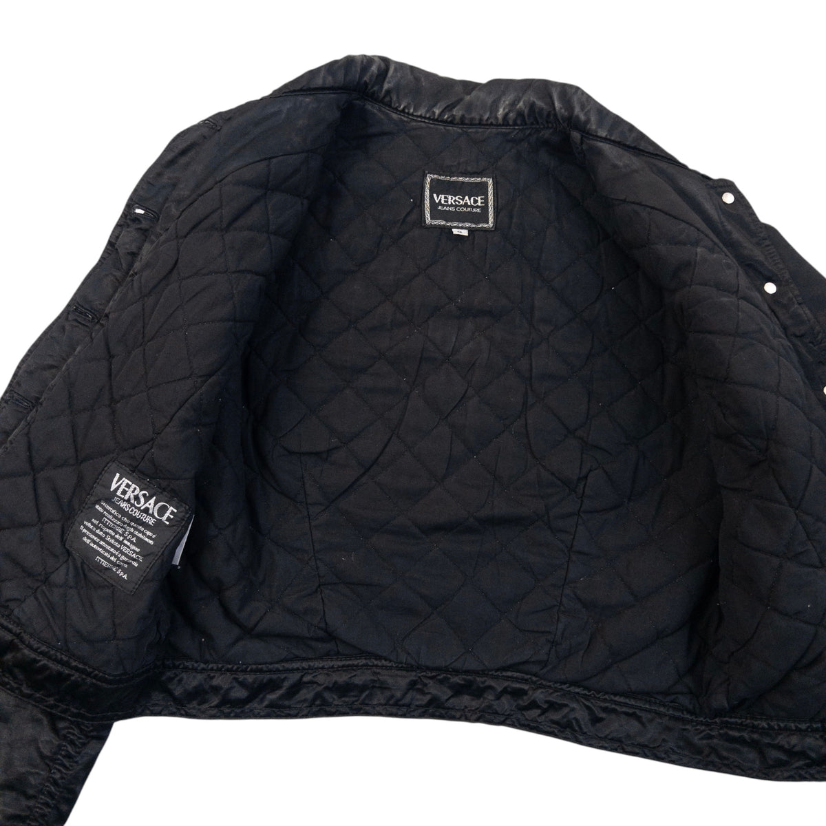 Vintage 90s Versace Jeans Couture Padded Jacket Womens Size S