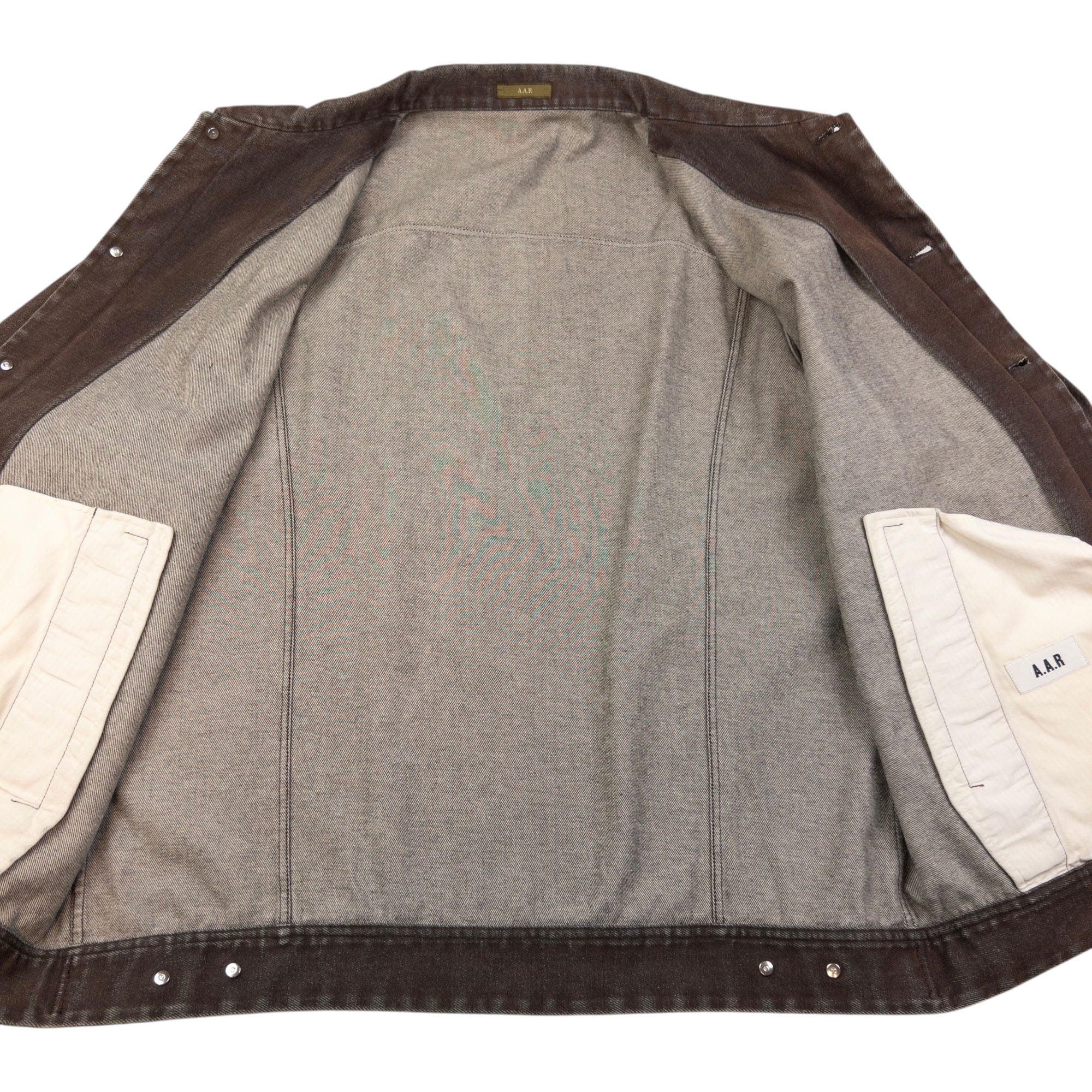 Vintage Yohji Yamamoto A.A.R Button Up Denim Jacket Size XL