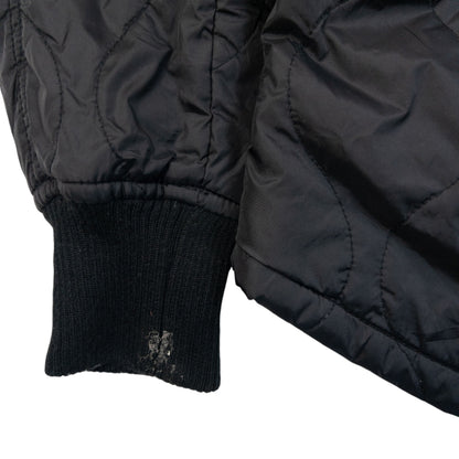 Vintage 2000s PPFM Zip Up Quilted Jacket in black, photo 7
