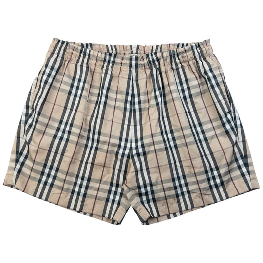 Vintage Burberry Nova Check Swim Shorts Size XL