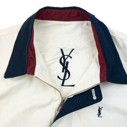 Vintage 90s YSL Yves Saint Laurent Harrington Jacket Size M
