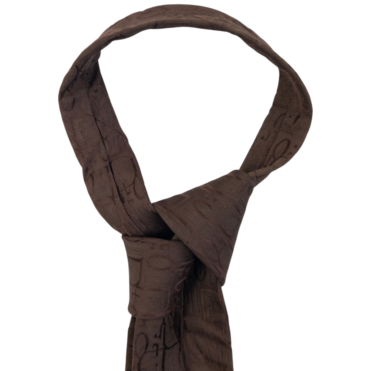 Vintage Dior Monsieur Monogram Silk Tie