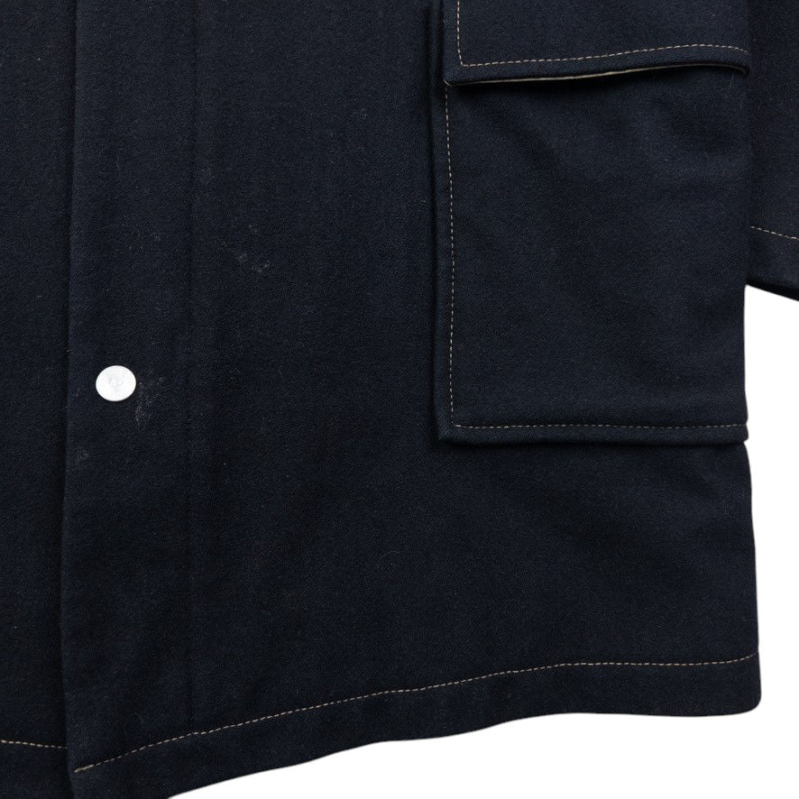 Vintage Armani Jeans Zip Up Wool Jacket Size M