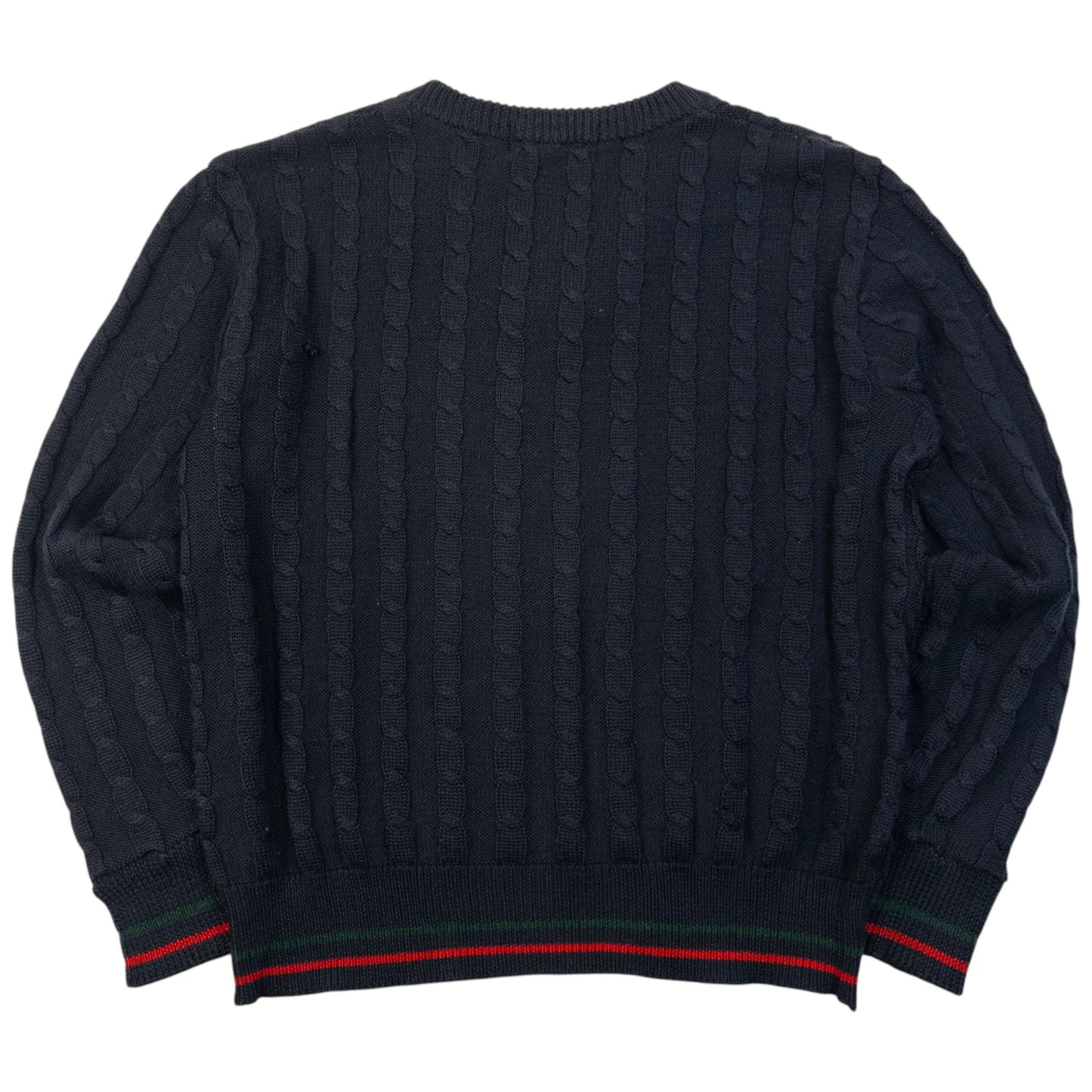 Vintage 80s Gucci Cable Knit Jumper Womens Size S