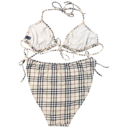Vintage 2000s Burberry Nova Check Bikini Set, photo 5