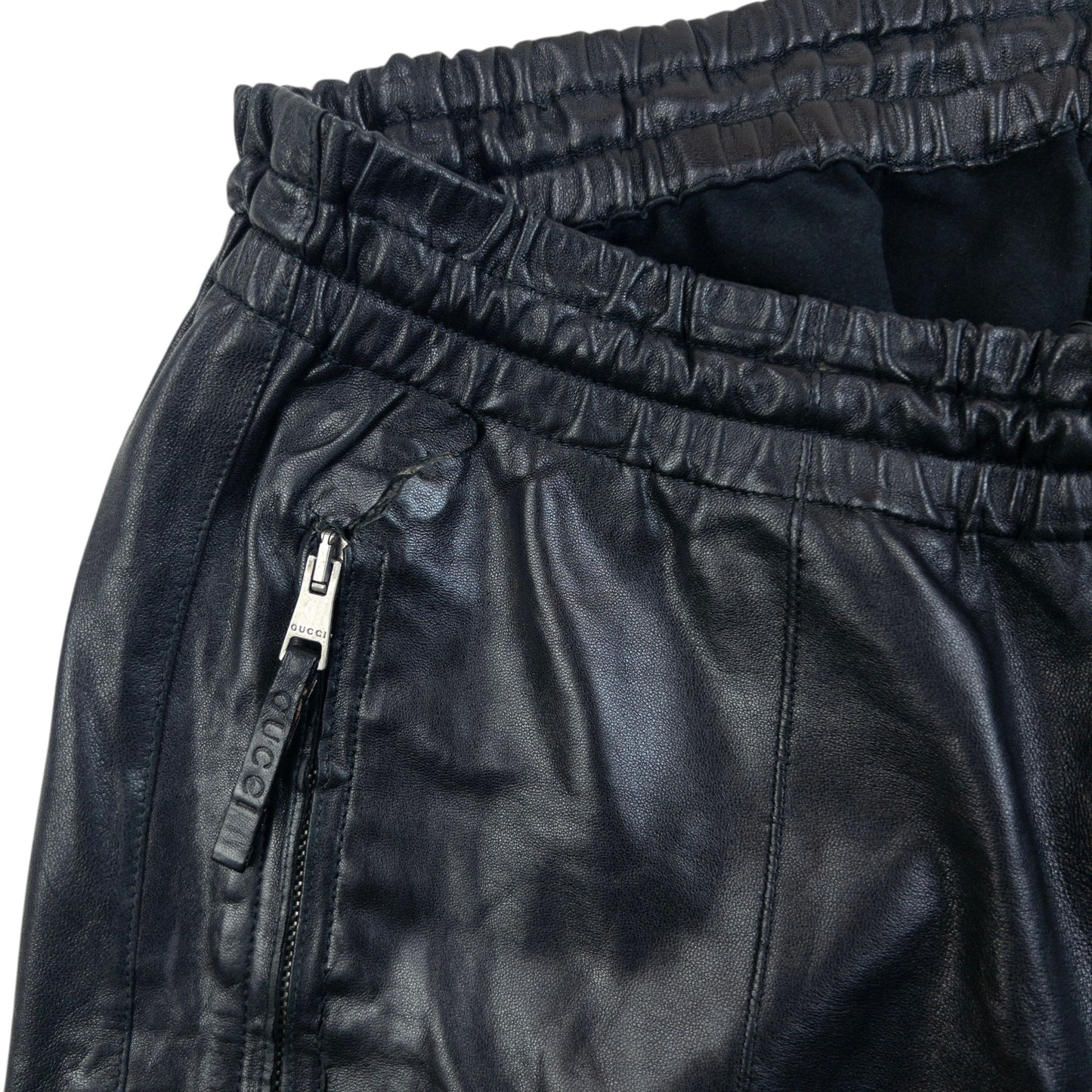 Vintage 2000s Gucci By Tom Ford Leather Trousers Size L