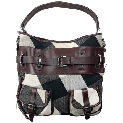 Vintage 2000s Burberry Nova Check Shoulder Bag