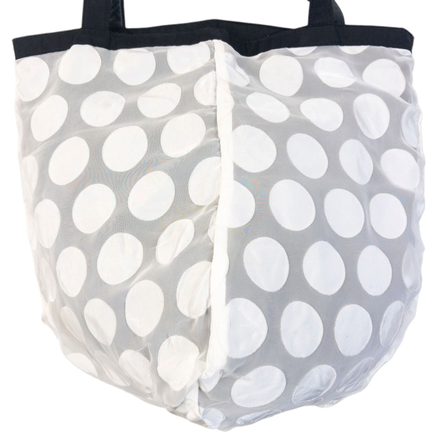 Vintage 2000s Yohji Yamamoto Polka Dot Pouch Bag