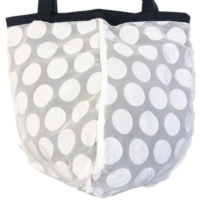 Vintage 2000s Yohji Yamamoto Polka Dot Pouch Bag