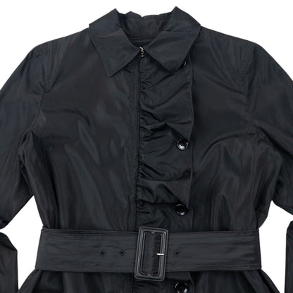 Vintage Dolce & Gabbana Belt Waist Ruffle Jacket Womens Size M