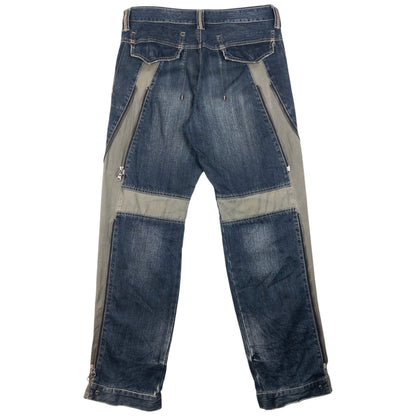 Vintage PPFM Multi Zip Denim Jeans Size W33