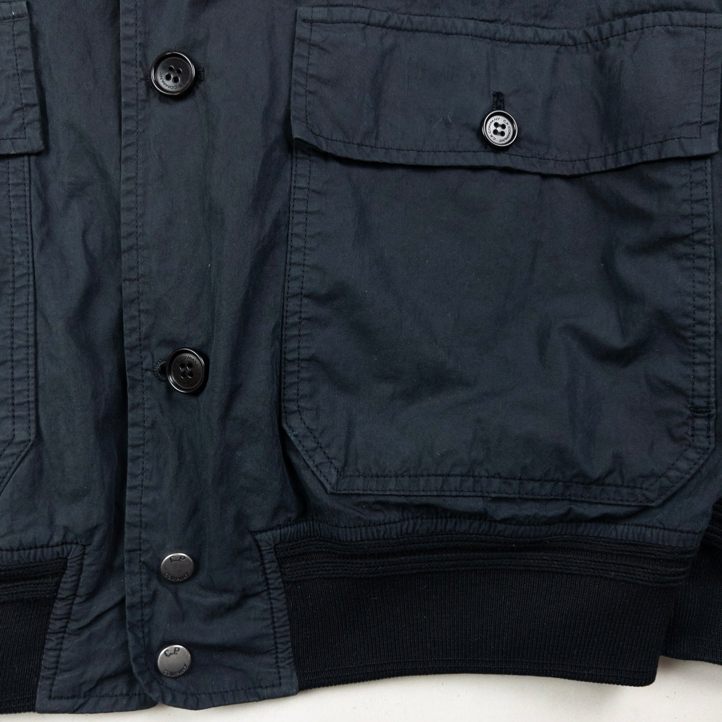 Vintage CP Company Button Up Bomber Jacket Size S