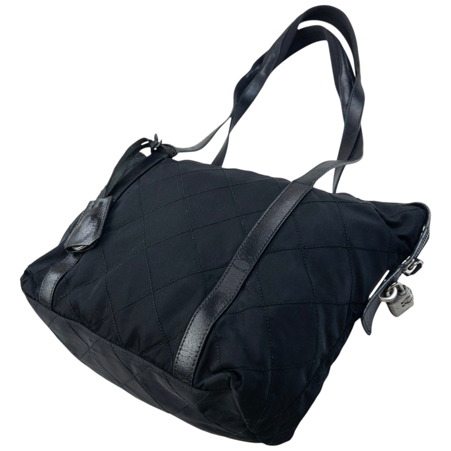 Vintage 2000s Prada Quilted Shoulder Bag