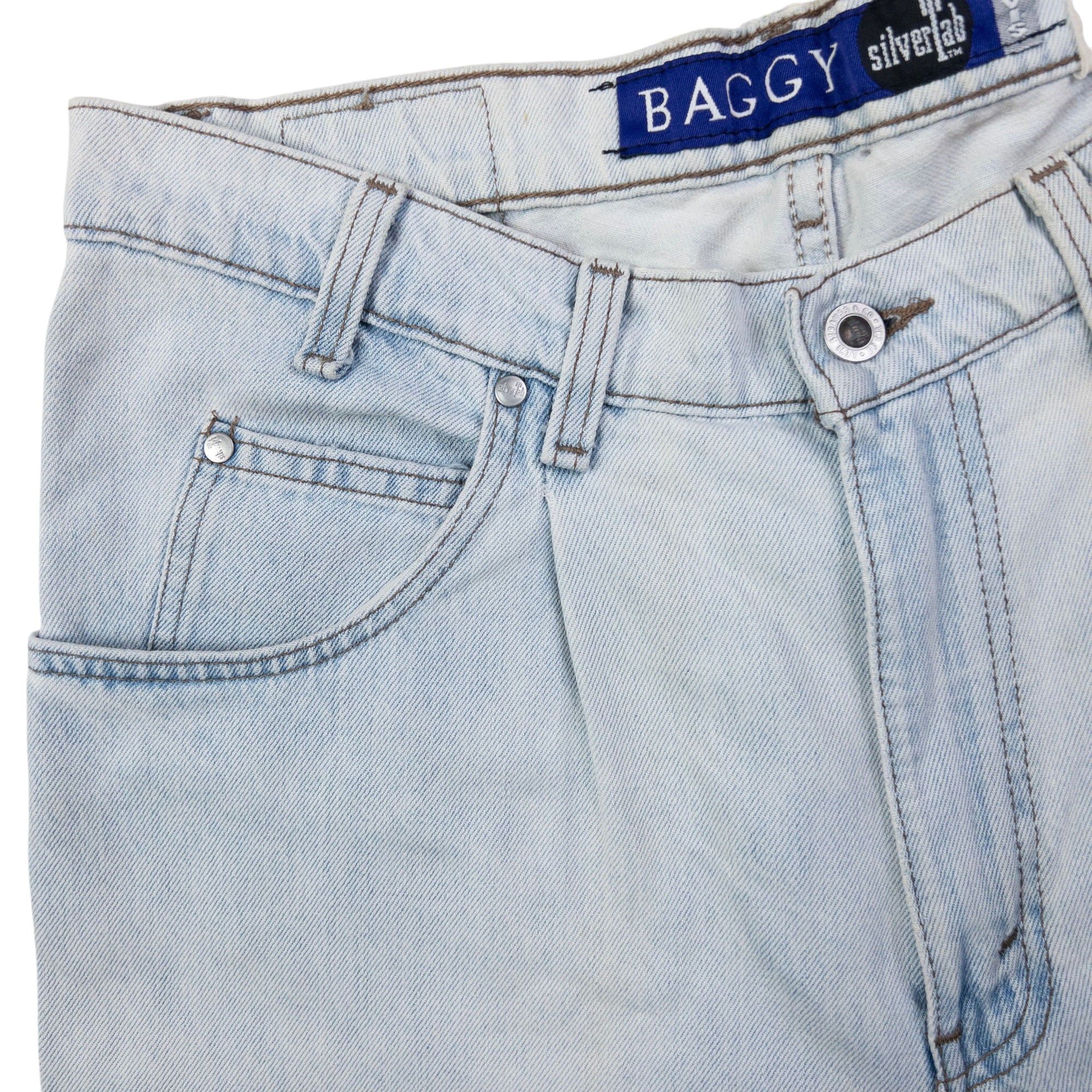 Vintage Levi's Silver Tab Baggy Denim Jeans Size W33