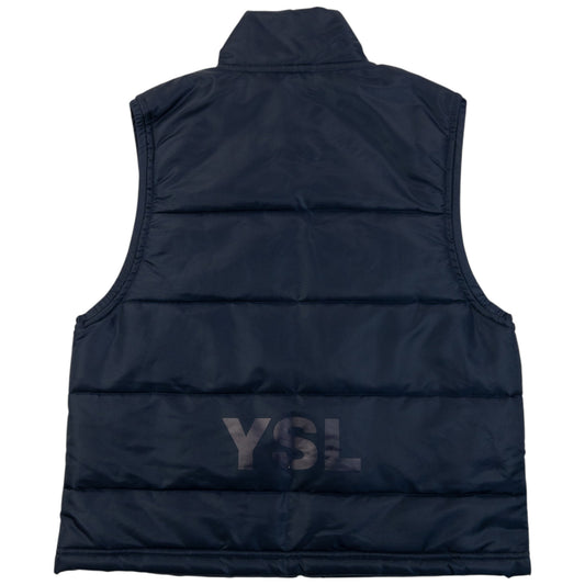 Vintage 2000s YSL Yves Saint Laurent Zip Up Puffer Gilet Womens Size S