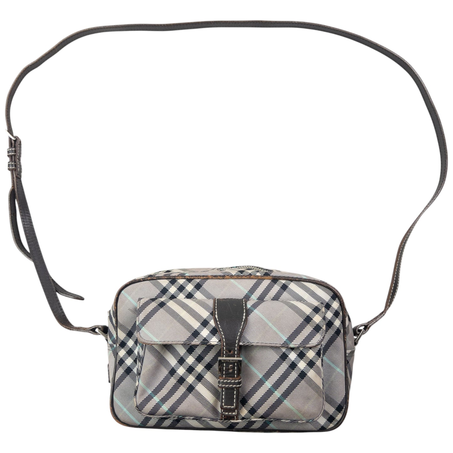 Vintage 2000s Burberry Blue Label Nova Check Crossbody Bag