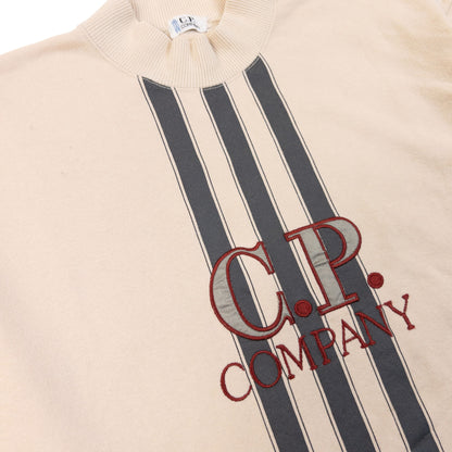 Vintage 80s CP Company Striped Sweatshirt Size M