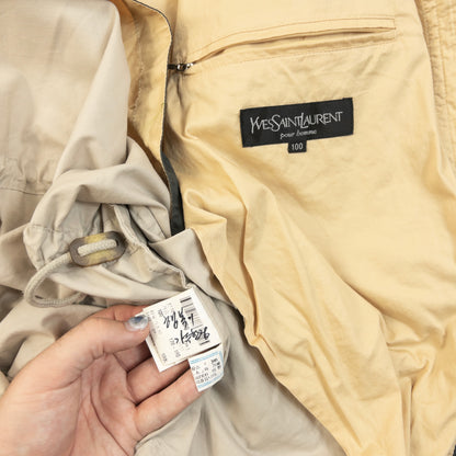 Vintage 90s YSL Yves Saint Laurent Zip Up Jacket Size L