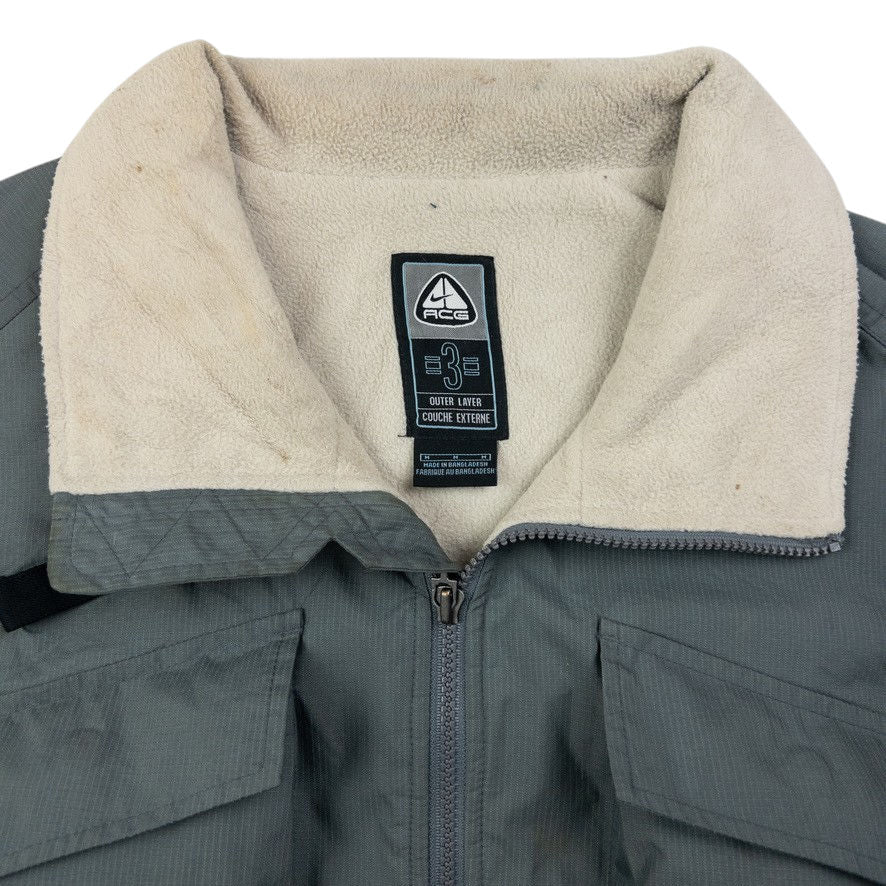 Vintage Nike ACG Fleece Lined Cargo Gilet Size M
