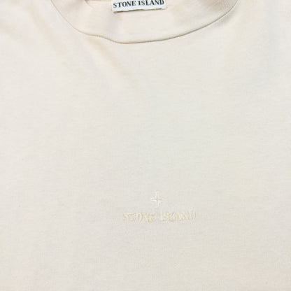 Vintage 90s Stone Island Center Logo Long Sleeve T Shirt Size S