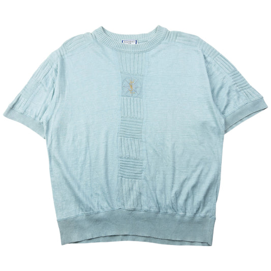 Vintage 80s YSL Yves Saint Laurent Knit T Shirt Size S