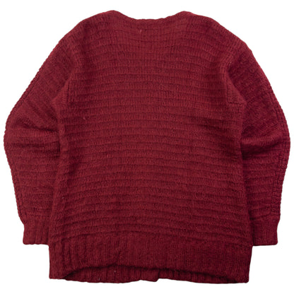 Vintage 80s Issey Miyake Wool Knit Cardigan Size M