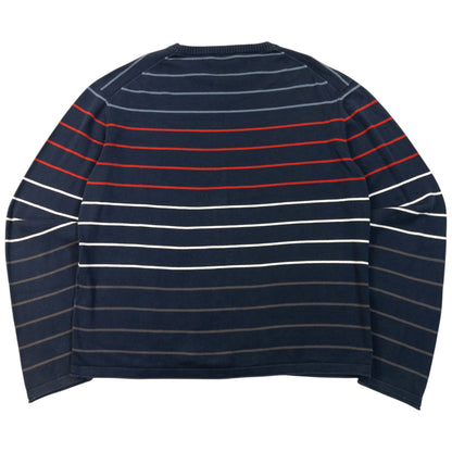 Vintage 2000s YSL Yves Saint Laurent Striped Jumper Size M