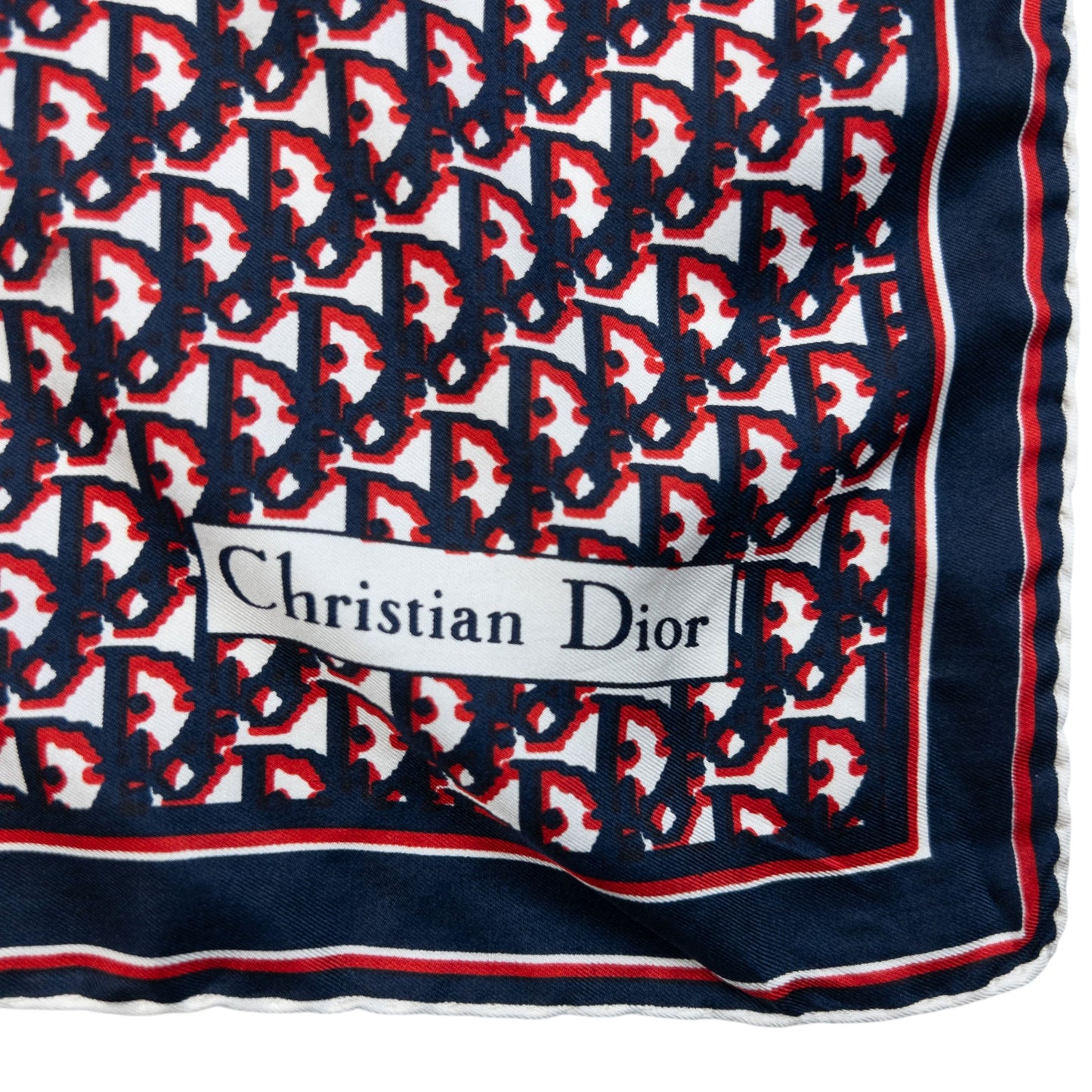 Vintage 2000s Dior Monogram Silk Scarf