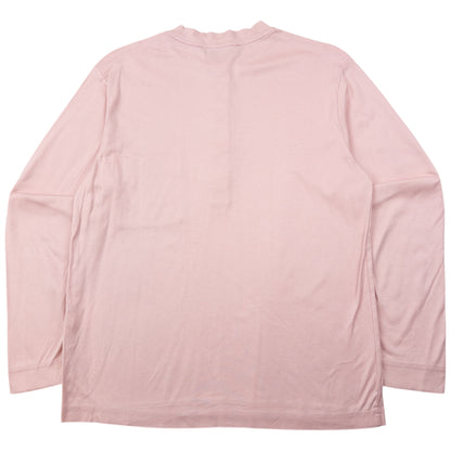 Vintage 90s YSL Yves Saint Laurent Q Button Long Sleeve T Shirt Womens Size M