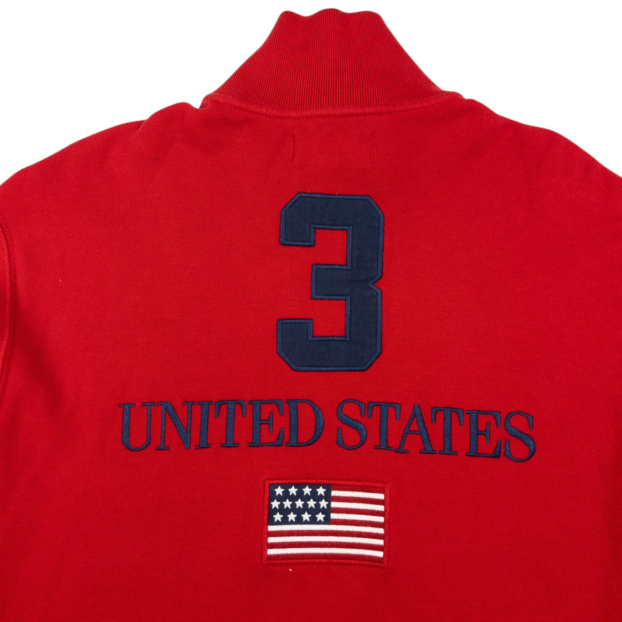 Vintage Polo Ralph Lauren USA Zip Up Sweatshirt Size L