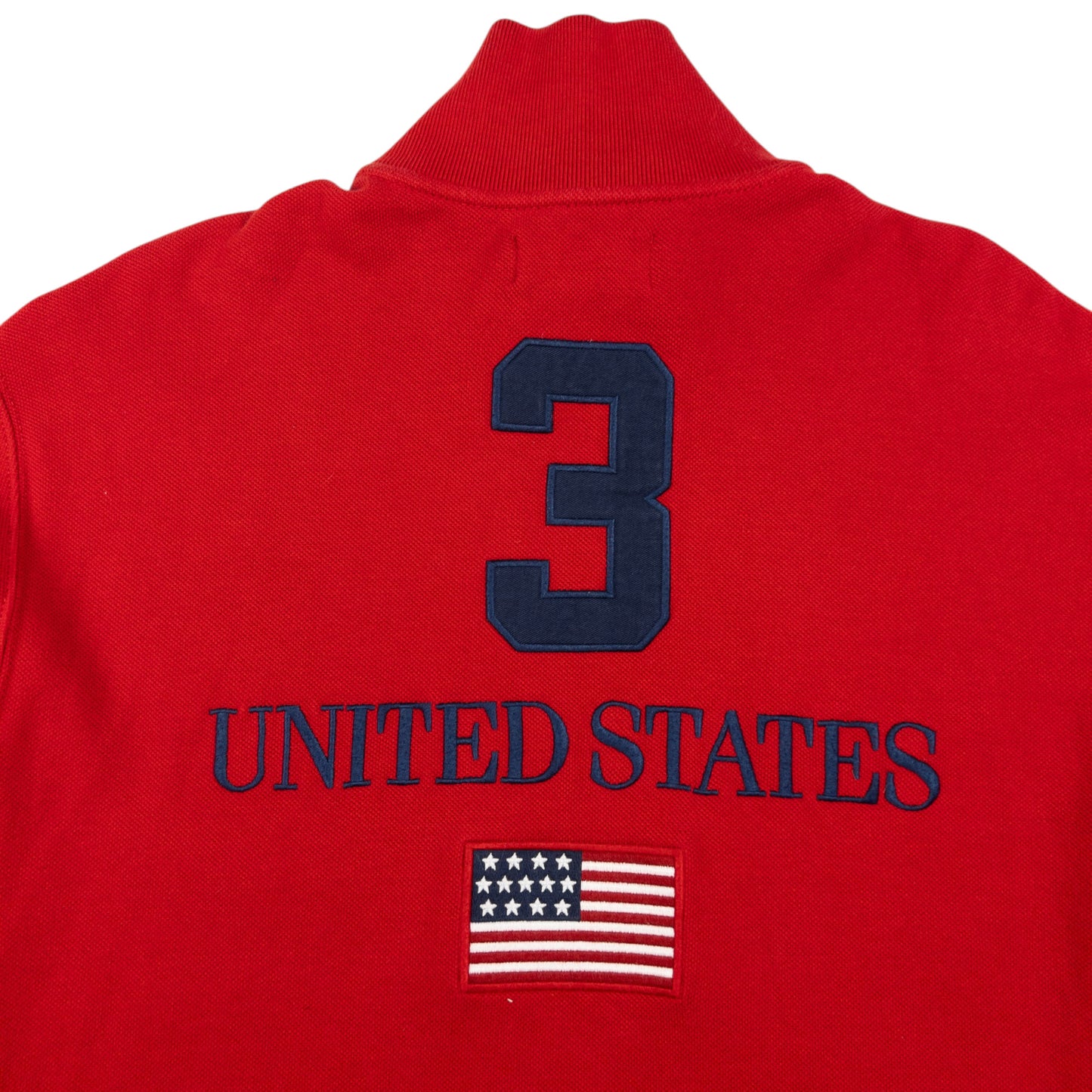 Vintage Polo Ralph Lauren USA Zip Up Sweatshirt Size L