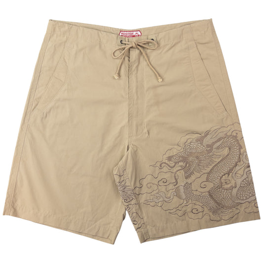 Vintage Maharishi Embroidered Dragon Shorts Size S
