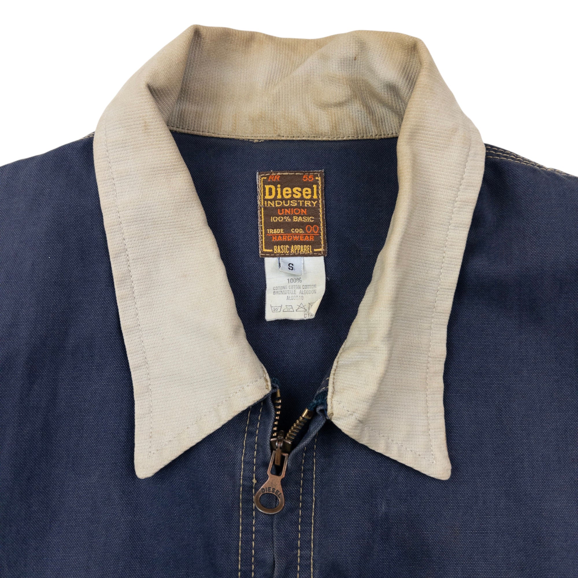 Vintage 90s Diesel Industry Zip Up Jacket Size L