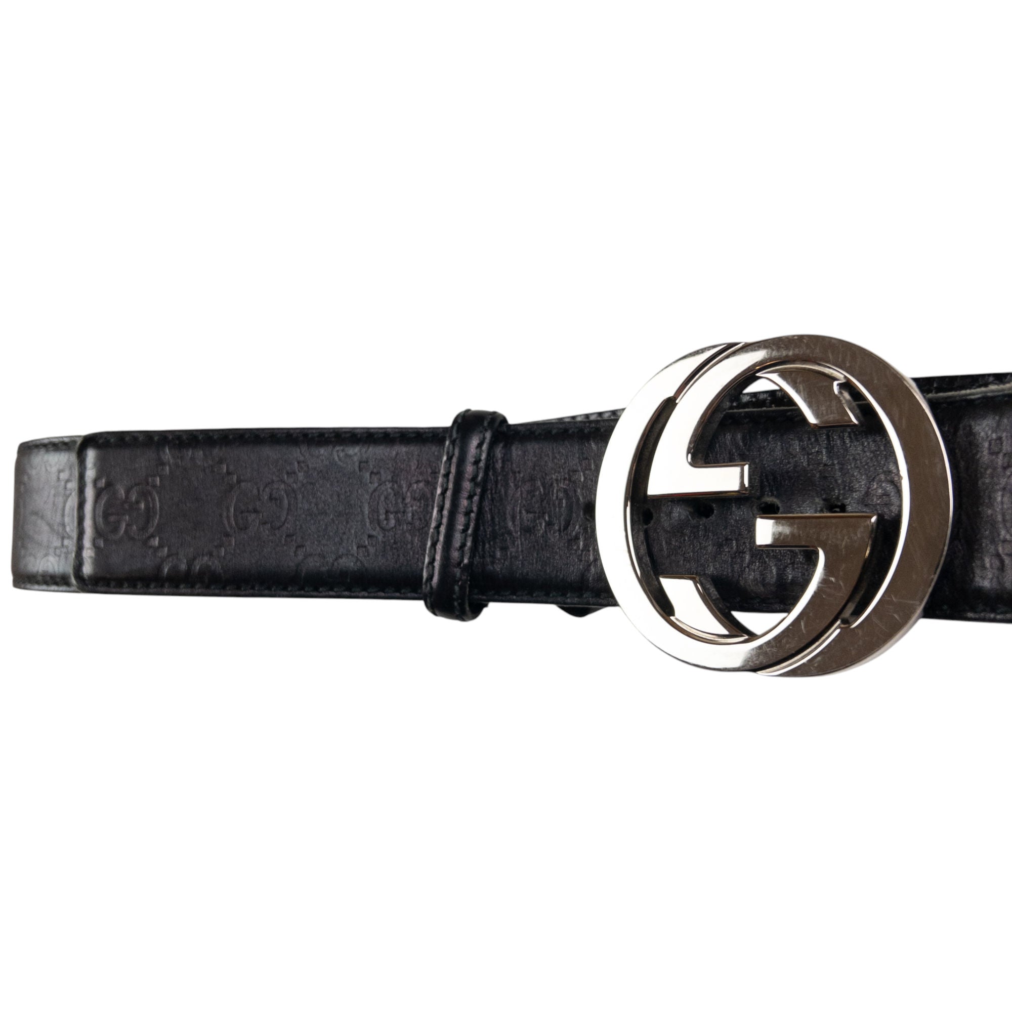 Vintage Gucci Monogram Belt Size W34