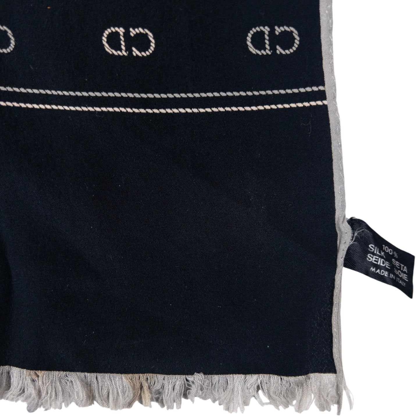 Vintage Dior Monogram Silk Scarf