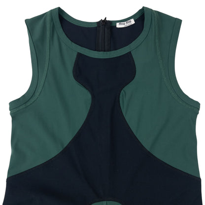 Vintage 2008 Miu Miu Sleeveless Athletic Jumpsuit Womens Size L