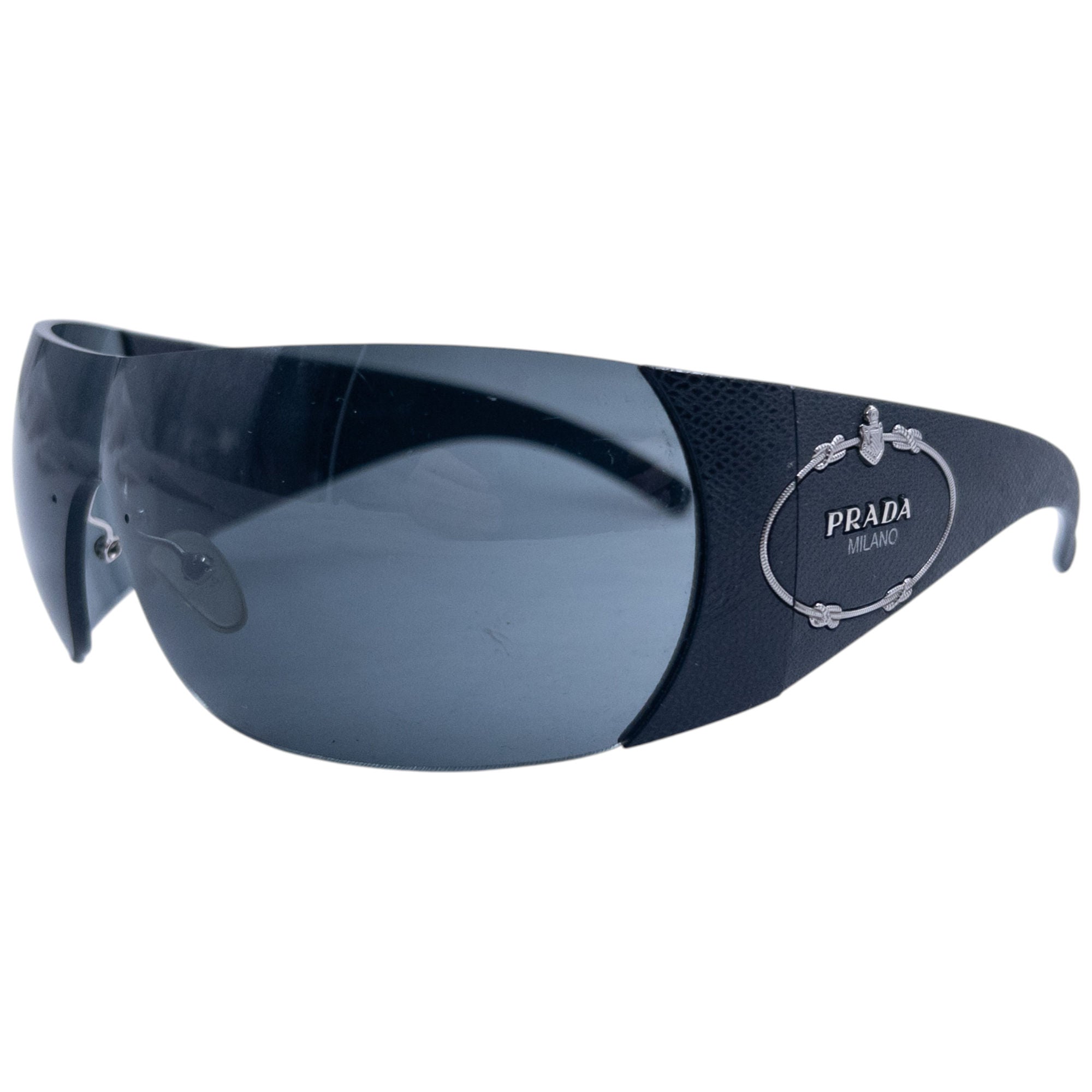 Vintage Prada Crest Visor Sunglasses