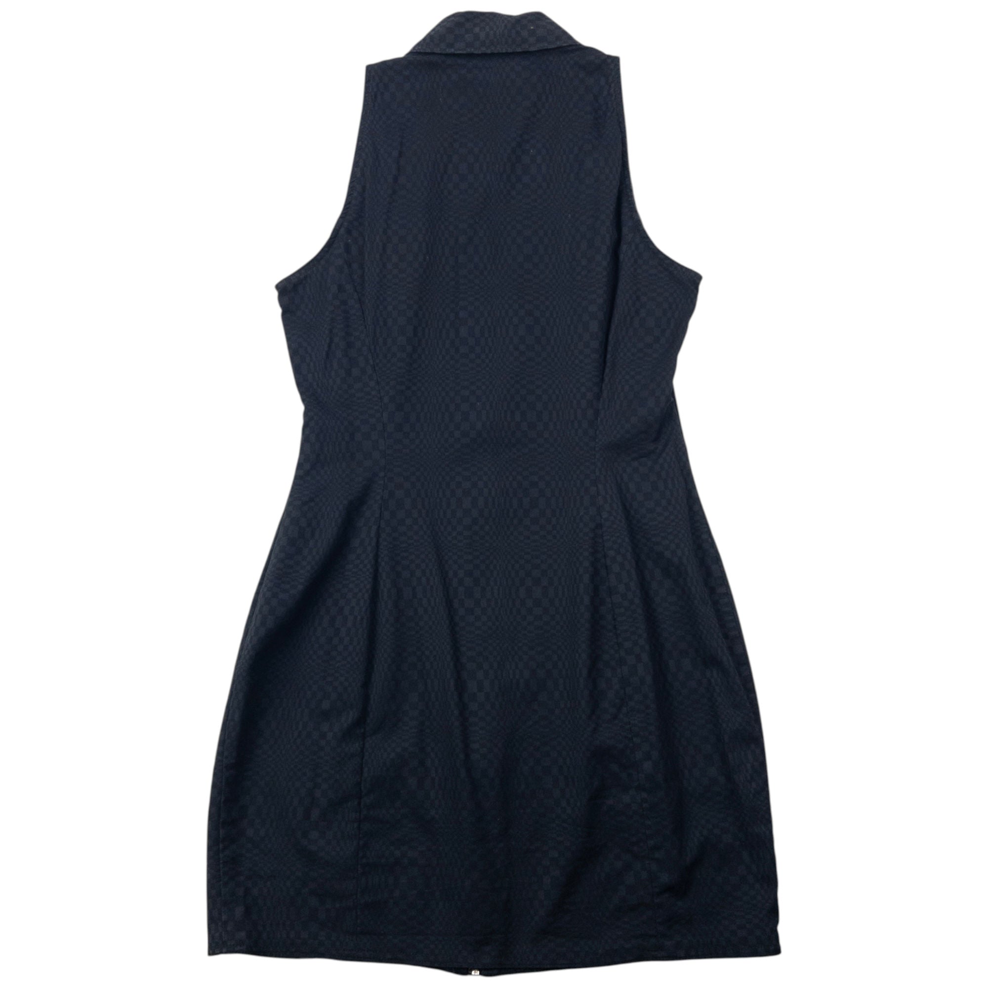 Vintage 90s Versace Jeans Couture Full Zip Collar Dress Womens Size M