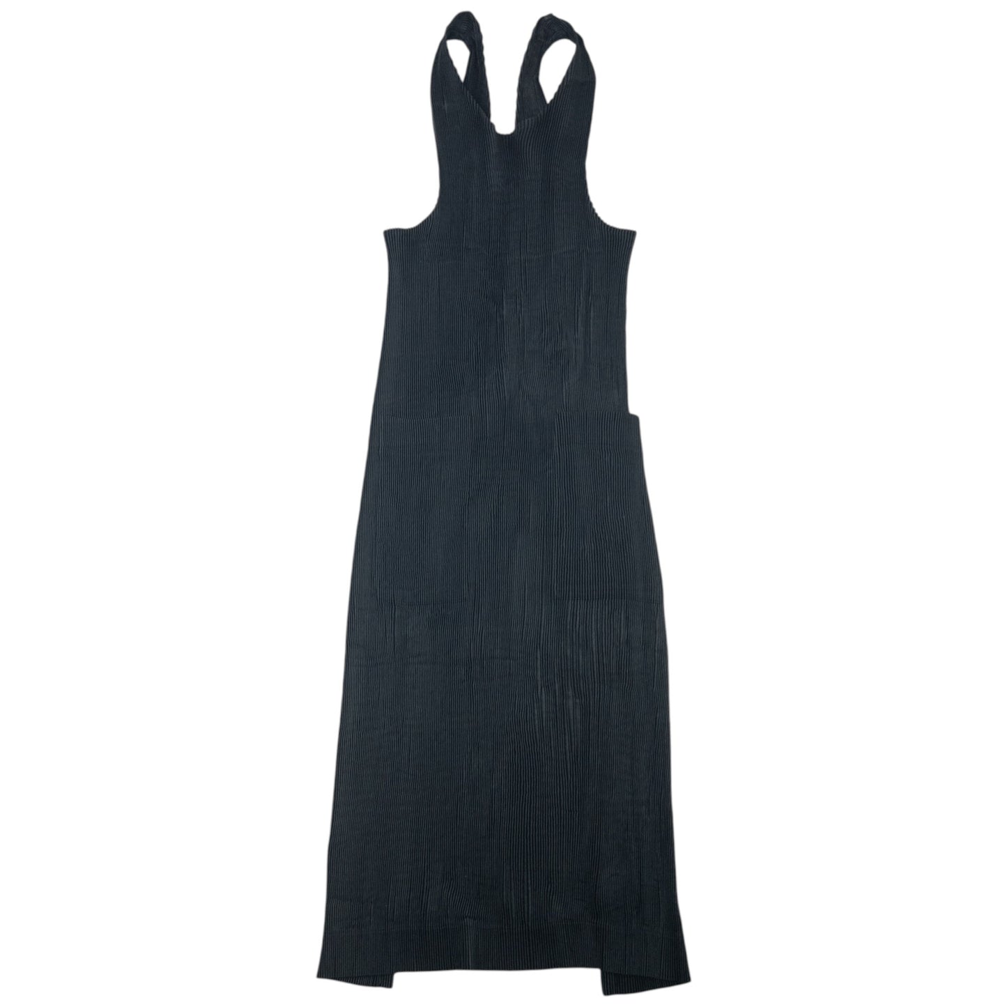 Vintage 90s Issey Miyake Pleated Longline Vest Dress Womens Size S