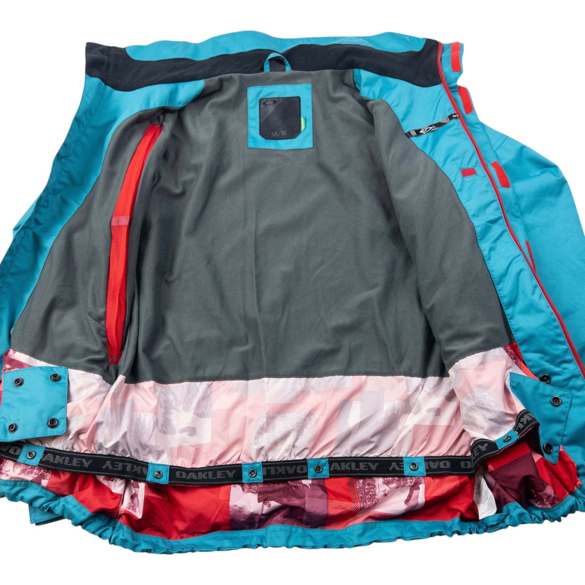 Vintage 2000s Oakley Zip Up Snowboarding Jacket Size M