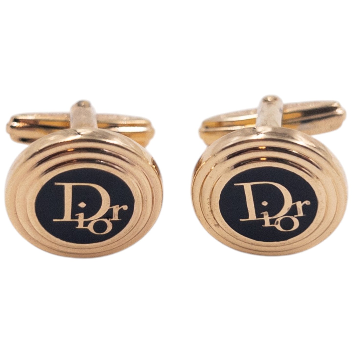 Vintage 90s Dior Embossed Cufflinks