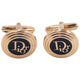 Vintage 90s Dior Embossed Cufflinks