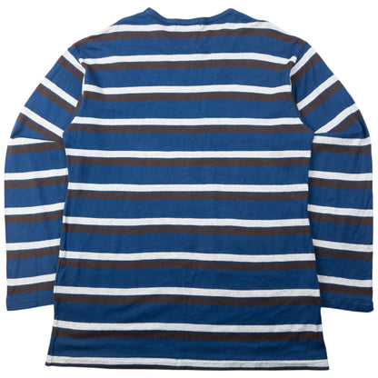 Vintage 90s Issey Miyake Striped Long Sleeve T Shirt Size M