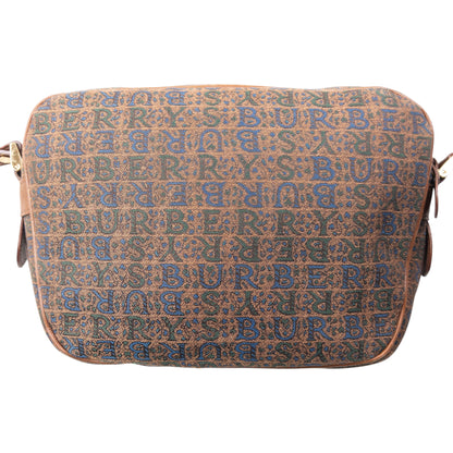 Vintage 90s Burberry Monogram Crossbody Bag