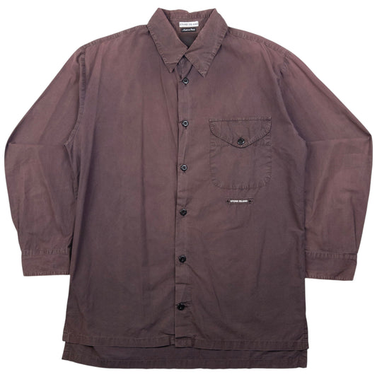 Vintage Stone Island Long Sleeve Button Up Shirt Size M