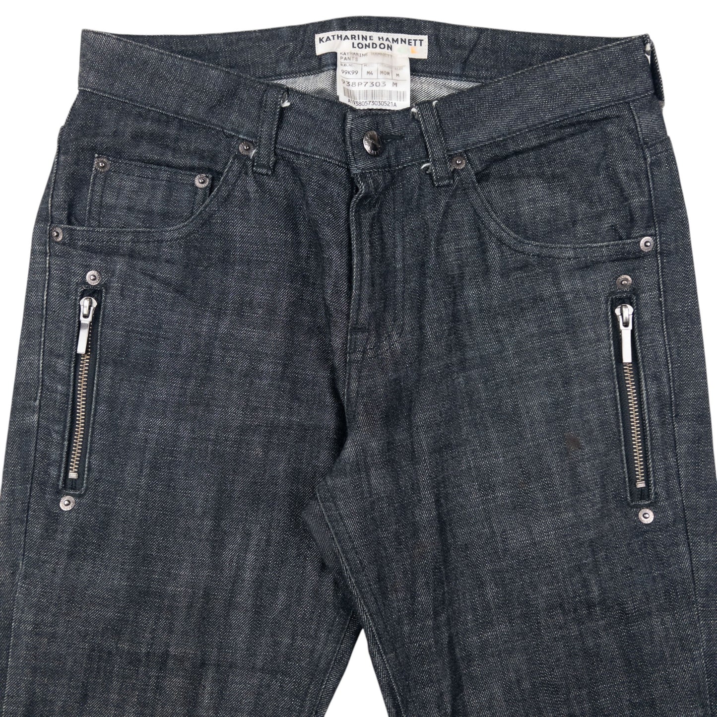 Vintage Katharine Hamnett Cropped Denim Jeans Size W29